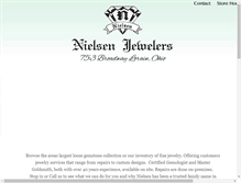 Tablet Screenshot of nielsen-jewelers.com